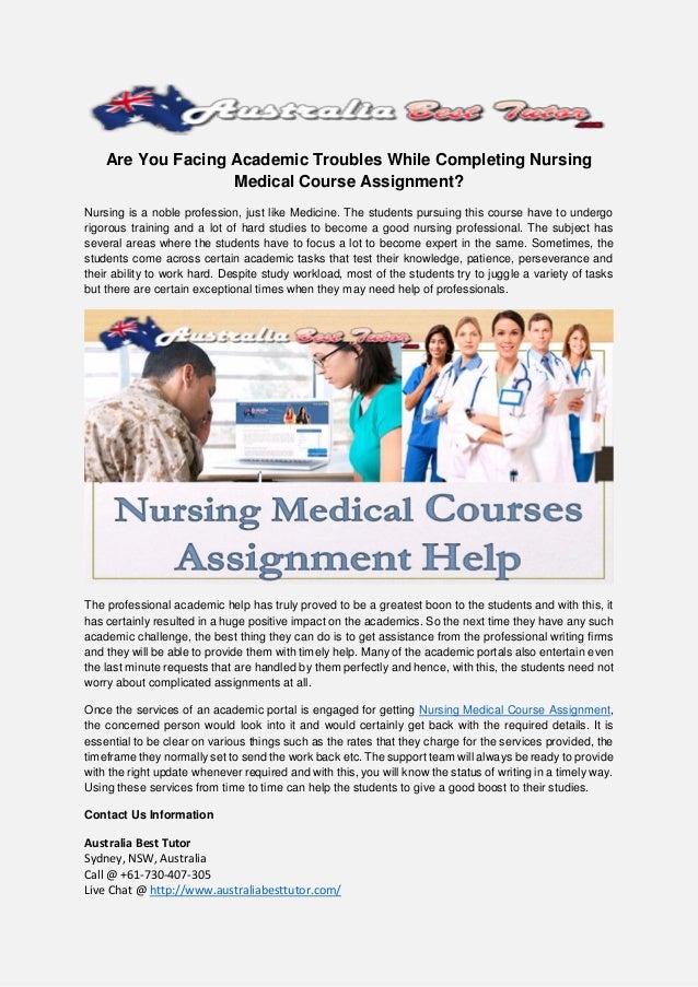 Nursing course assignment