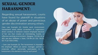 Are you in a hostile work environment examples from real cases