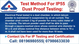 Are you looking for ip55 testing and certification electrical panel? | PPT