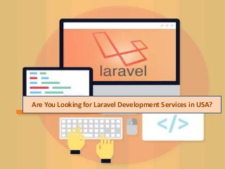 Are You Looking for Laravel Development Services in USA?
 