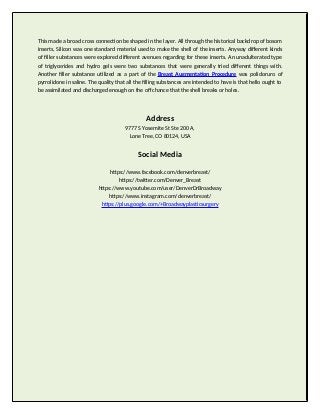 Are you making these breast implants denver