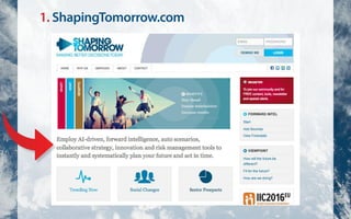 1. ShapingTomorrow.com
 