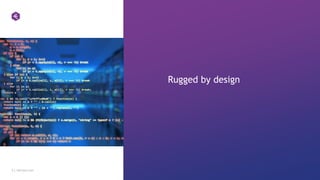 9 │ 42Crunch.com
Rugged by design
 