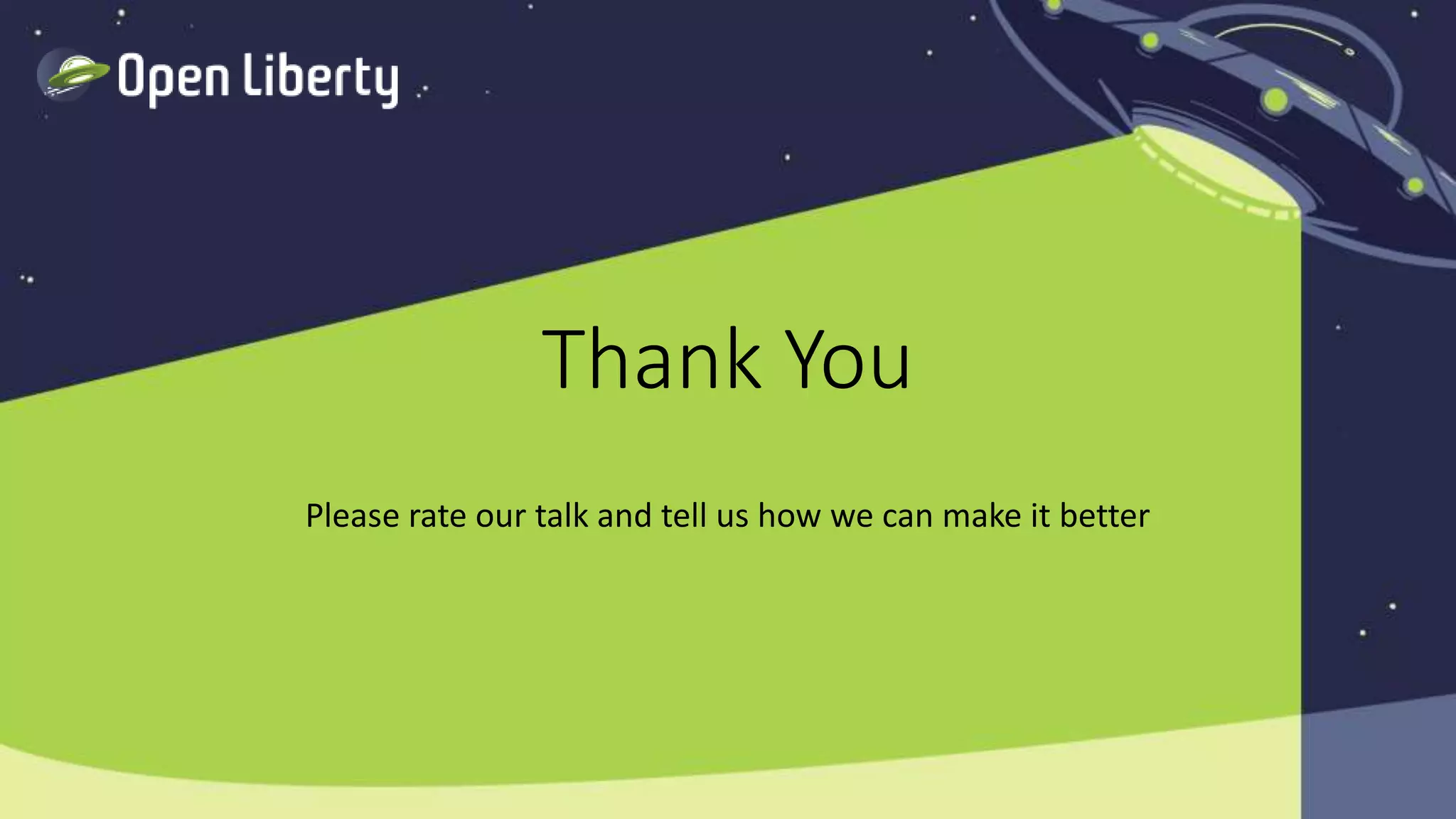 79
Thank You
Please rate our talk and tell us how we can make it better
 