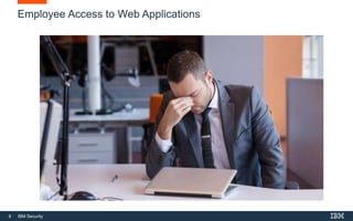 8 IBM Security
Employee Access to Web Applications
 