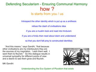 Are You Relegious Or Communal