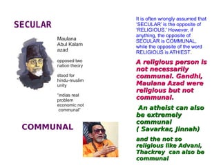 Are You Relegious Or Communal