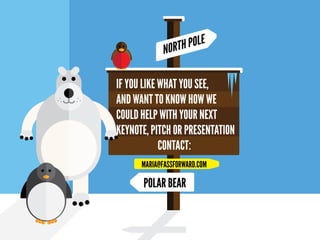 IF YOU LIKE WHAT YOU SEE,
AND WANT TO KNOW HOW WE
COULD HELP WITH YOUR NEXT
KEYNOTE, PITCH OR PRESENTATION
CONTACT:
MARIA@FASSFORWARD.COM

 