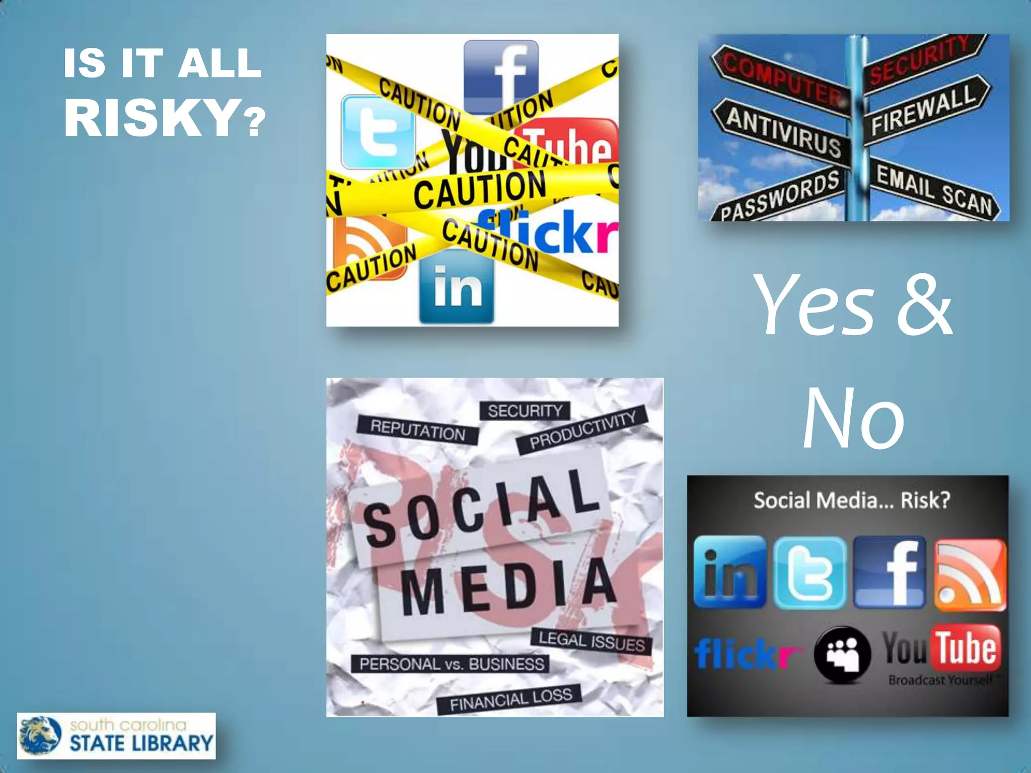 IS IT ALL
RISKY?


            Yes &
             No
 