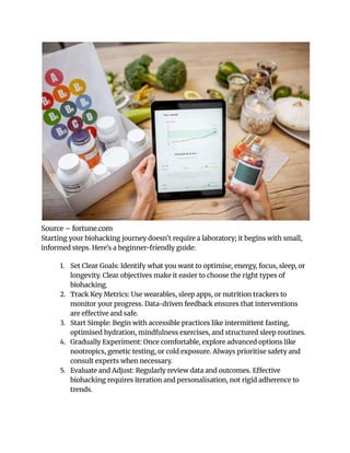 Biohack You Routine Are You Using the Right Types of Biohacking_ Discover What Experts ...