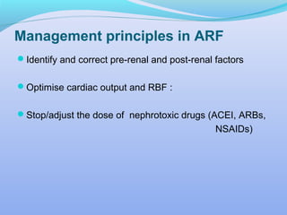 Acute renal failure | PPT