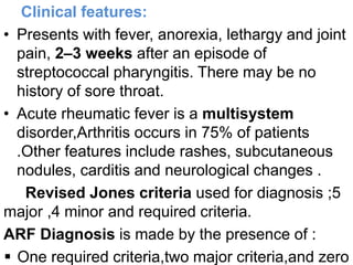 Acute rheumatic fever.pptx | Heart and Cardiovascular Diseases ...