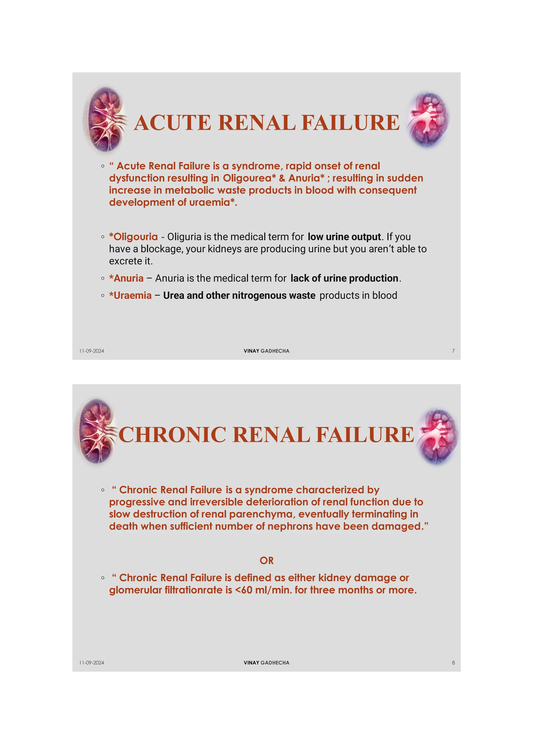 ACUTE AND CHRONIC RENAL FAILURE PATHOPHYSIOLOGY | PDF