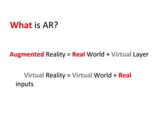 Augmented Reality Presentation | PPS