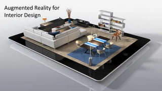 Augmented Reality for
Interior Design
1Prepared by Aashish S. Rathod
 