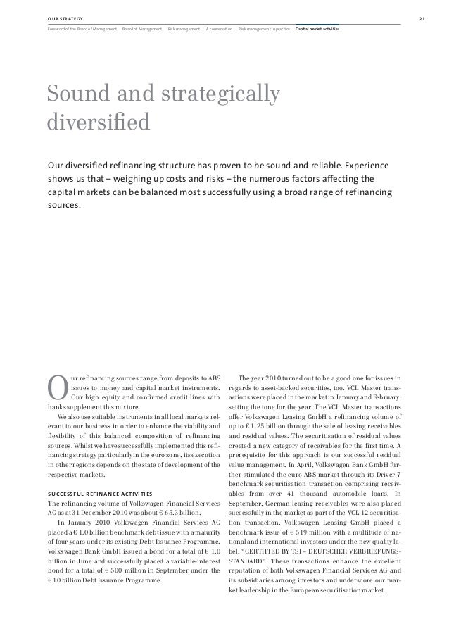 VW Financial Services AG Annual Report 2010