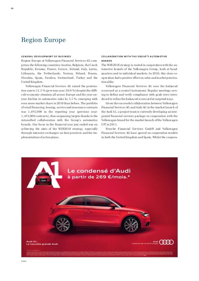 VW Financial Services AG Annual Report 2010