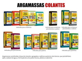 ARGAMASSAS COLANTES
 