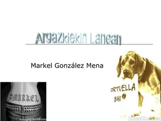 Markel González Mena Argazkiekin Lanean 