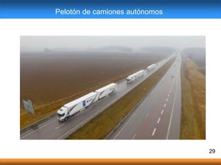 29
Pelotón de camiones autónomos
 