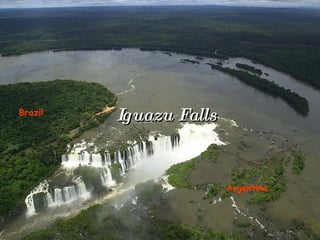 Brazil Argentina Iguazu Falls 