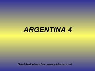 ARGENTINA 4 Gabrielvoiculescufrom www.slideshare.net 