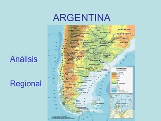ARGENTINA (MAPA) Análisis Regional 