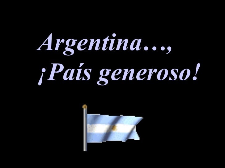 Argentina,paísgeneroso