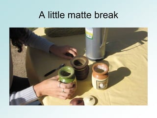 A little matte break
 