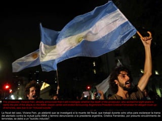 Argentina prosecutor who claimed gov't coverup shot dead (Alberto Nismam)