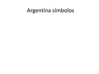 Argentina símbolos
 