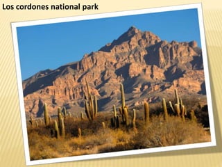Los cordones national park
 