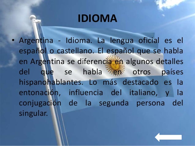 Argentina trabajo de power point