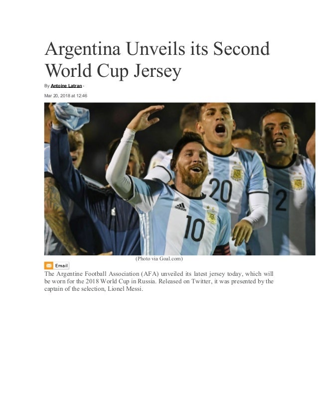 argentina latest jersey