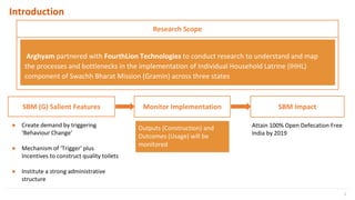 2
Introduction
Research Scope
Arghyam partnered with FourthLion Technologies to conduct research to understand and map
the...