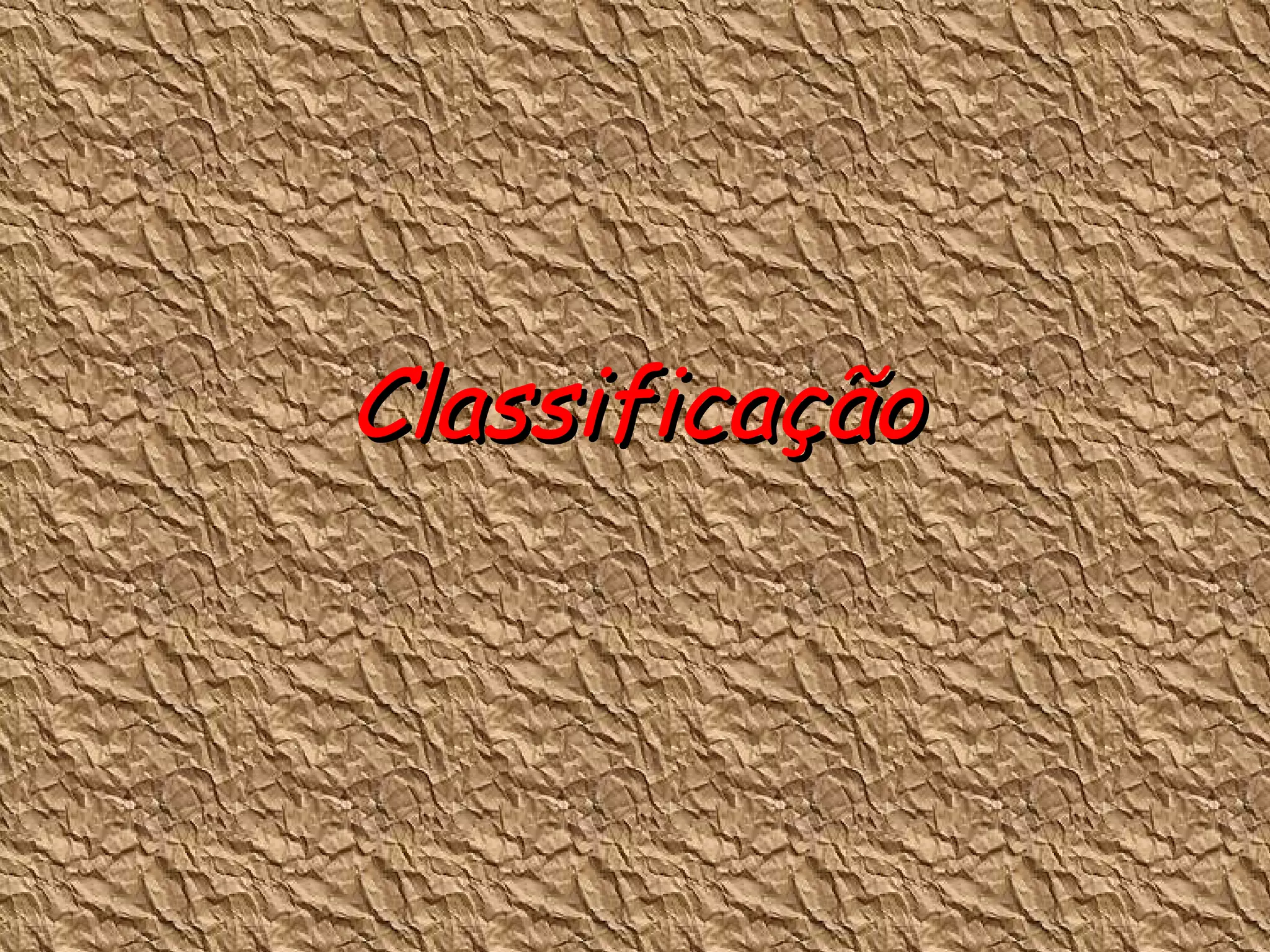 Classificação 