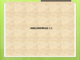 ARGILOMINERAIS 1:1
 