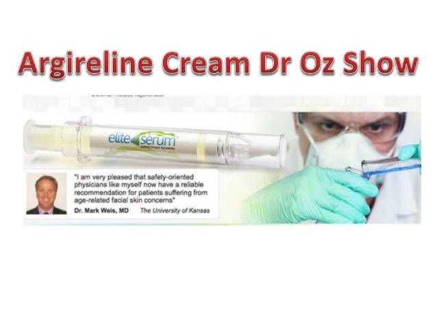 Argireline cream and serum dr oz show Argireline cream and serum dr oz show
