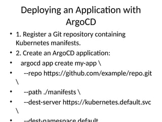 ArgoCD_Presentation overview and git ops | PPTX