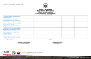 Sample of Daily Lesson Log for Public School Teachers | DOCX