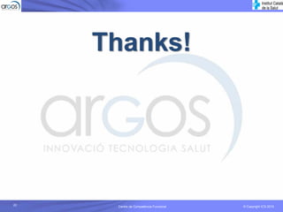 Thanks!




22                                      © Copyright ICS 2010
      Centre de Competència Funcional
 