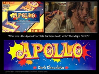 What does the Apollo Chocolate Bar have to do with “The Magic Circle”?(Apollo Bars sold for around £70 in online auction sites)