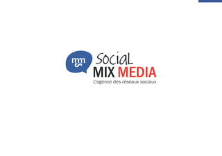 MIX MEDIA
SocialS
L’agence des réseaux sociaux
 