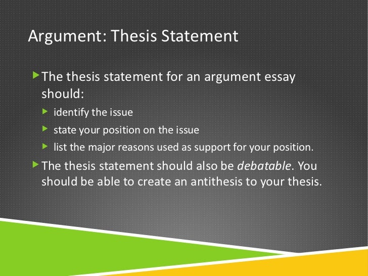definitional argument essay