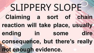 ARGUMENT- Types of logical fallacy .pptx