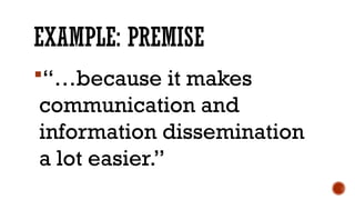 ARGUMENT-CONCLUSION-PREMISE-with quiz.pptx