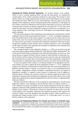 Argument-Driven Inquiry as a way to help students learn how to ...