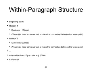 How to Make a Good Research Argument | PPTX