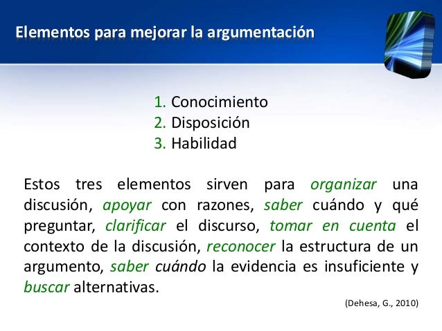 Argumentación