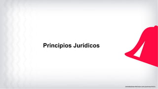 Principios Jurídicos
 